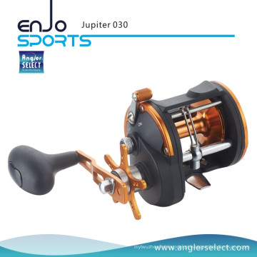 Angler Selecione Júpiter forte grafite 3 + 1 pesca de pesca marinho Trolling Boat Reel Fishing Tackle (Jupiter 030)